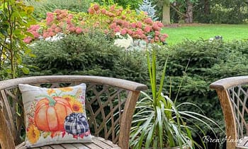 Pillow Case for Autumn Decorating Outdoors