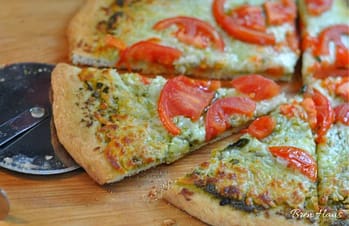 Grilled Pesto Pizza Recipe