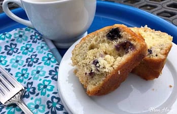 Fresh blueberry and citrus bread
