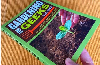 gardening book book on table