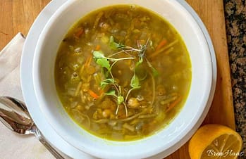 easy to make green lentil soup