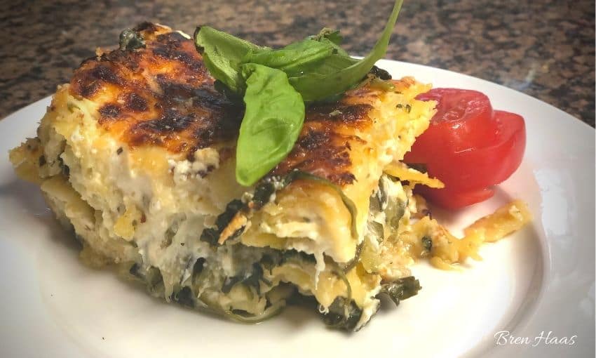 zucchini and spinach lasagna