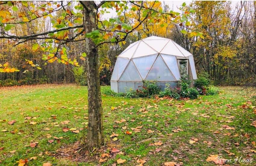 dome in autumn color