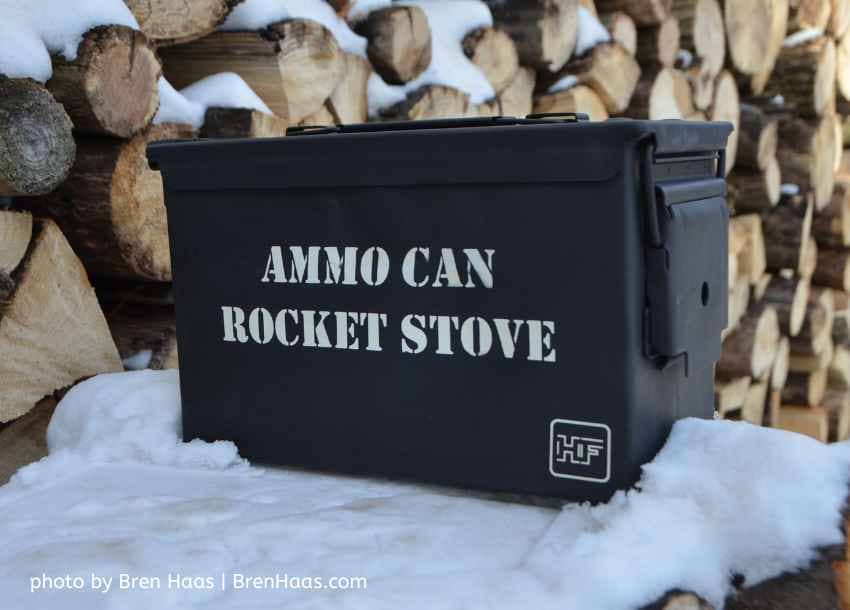 Ammo Can Rocket Stove